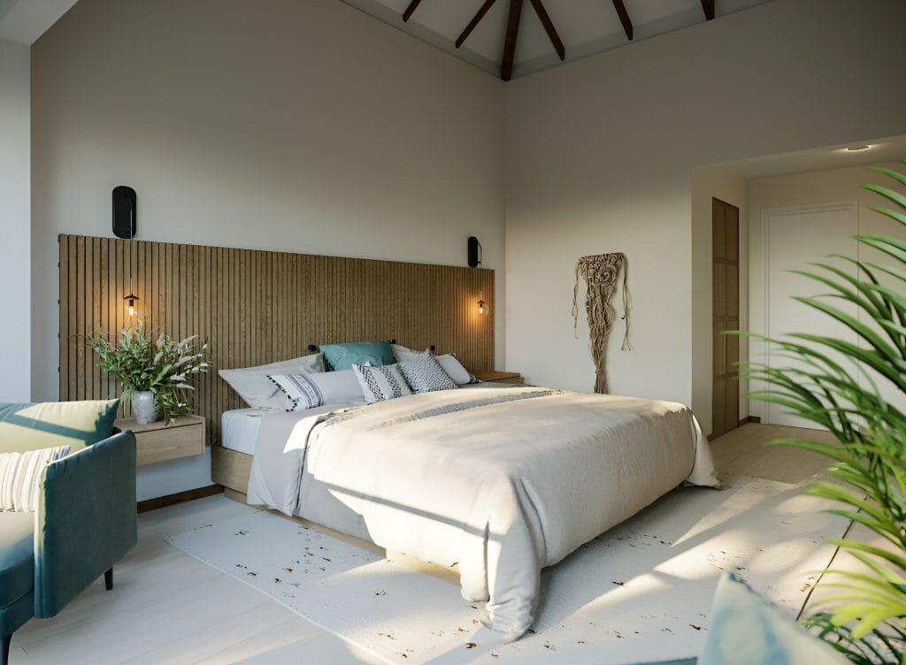 Bedroom by Decorilla online interior designers in Finland