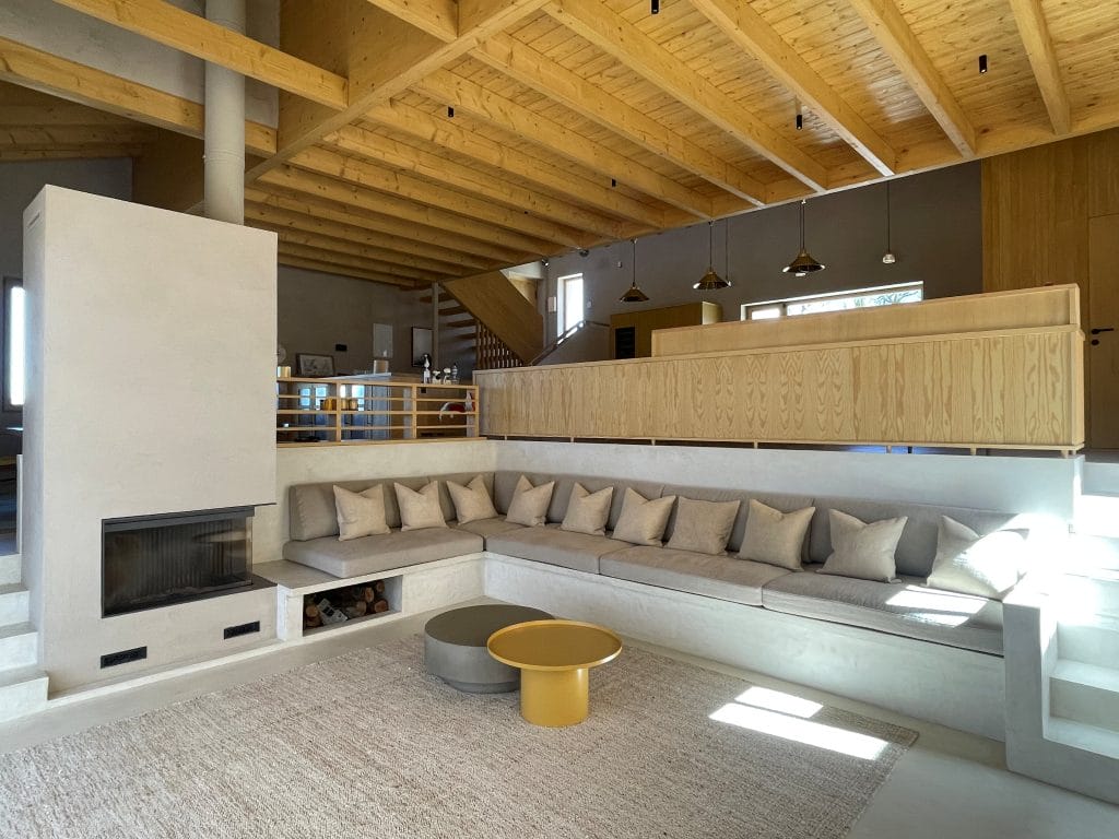 Open living space by Alberto Marcos Flores, one of the top Balearic Islands interior designers