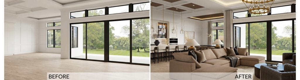 Decorilla before and after