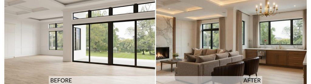 Home Visualizer before and after