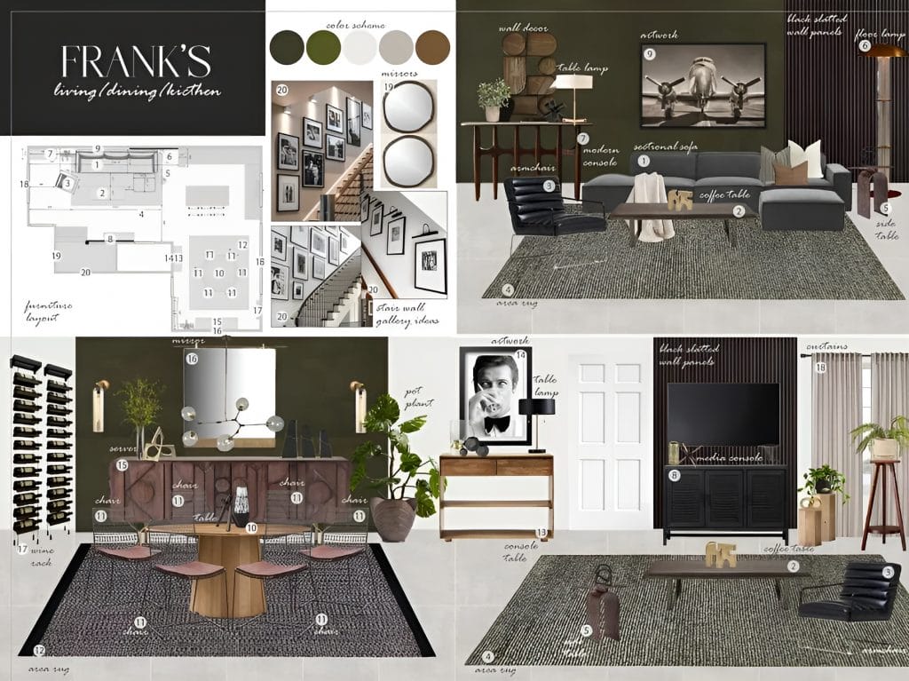 Preliminary proposal by Decorilla designer, Sharné L.