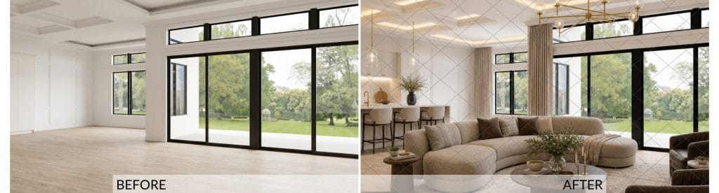 REimagine Home before and after