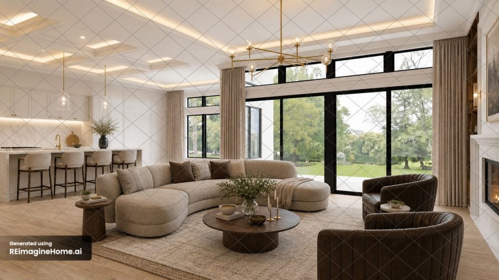 ReimagineHome AI interior design free result