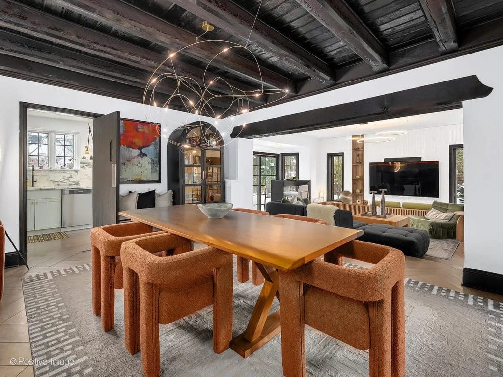 Storybook home dining room reinvented by Decorilla