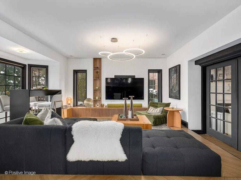 Storybook home family room redesign by Decorilla