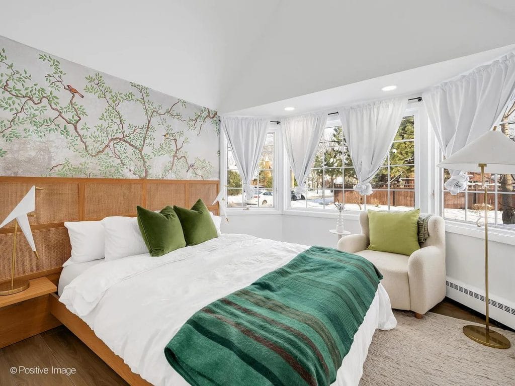 Storybook home's second bedroom interior by Decorilla