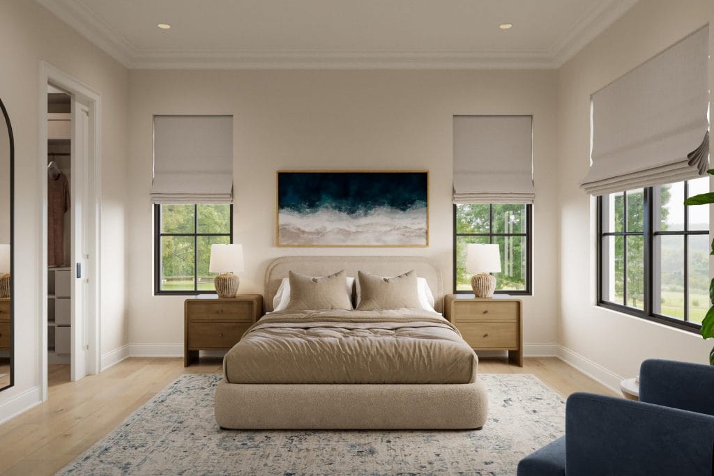 Airy guest suite by Decorilla