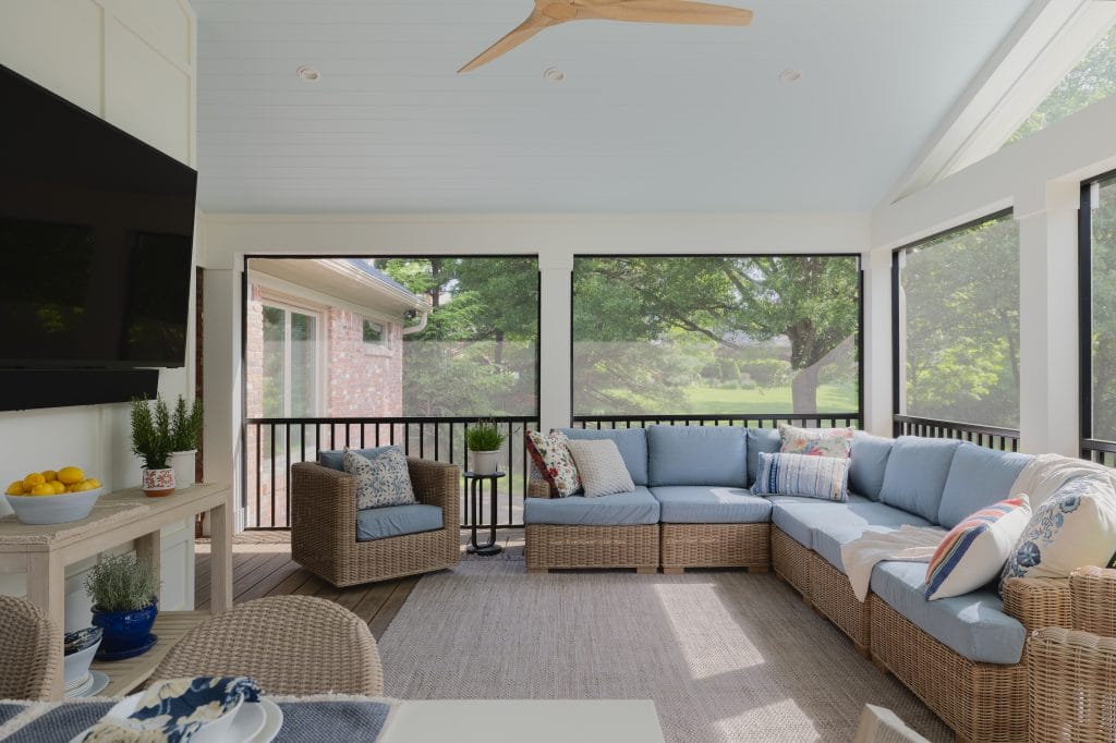 Coastal patio inspiration by Decorilla designer, Katrina M.