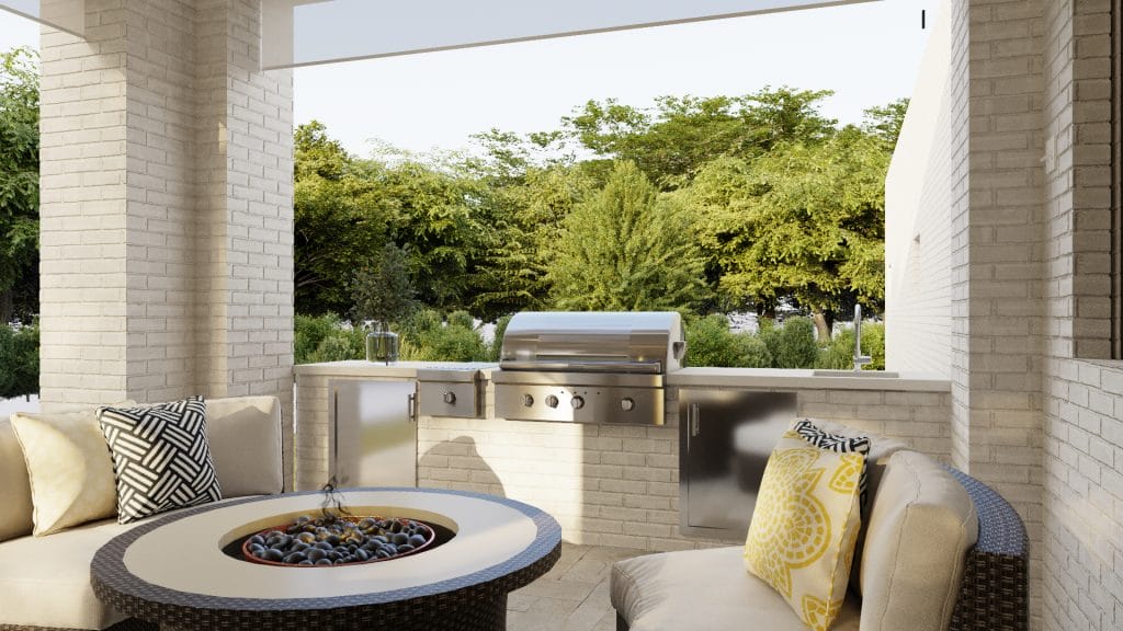 Covered lanai by Decorilla