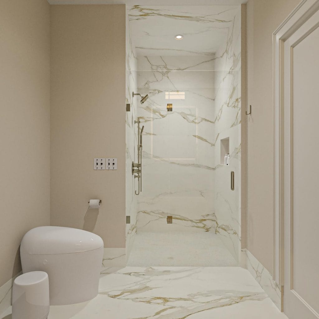 Guest bathroom by Decorilla