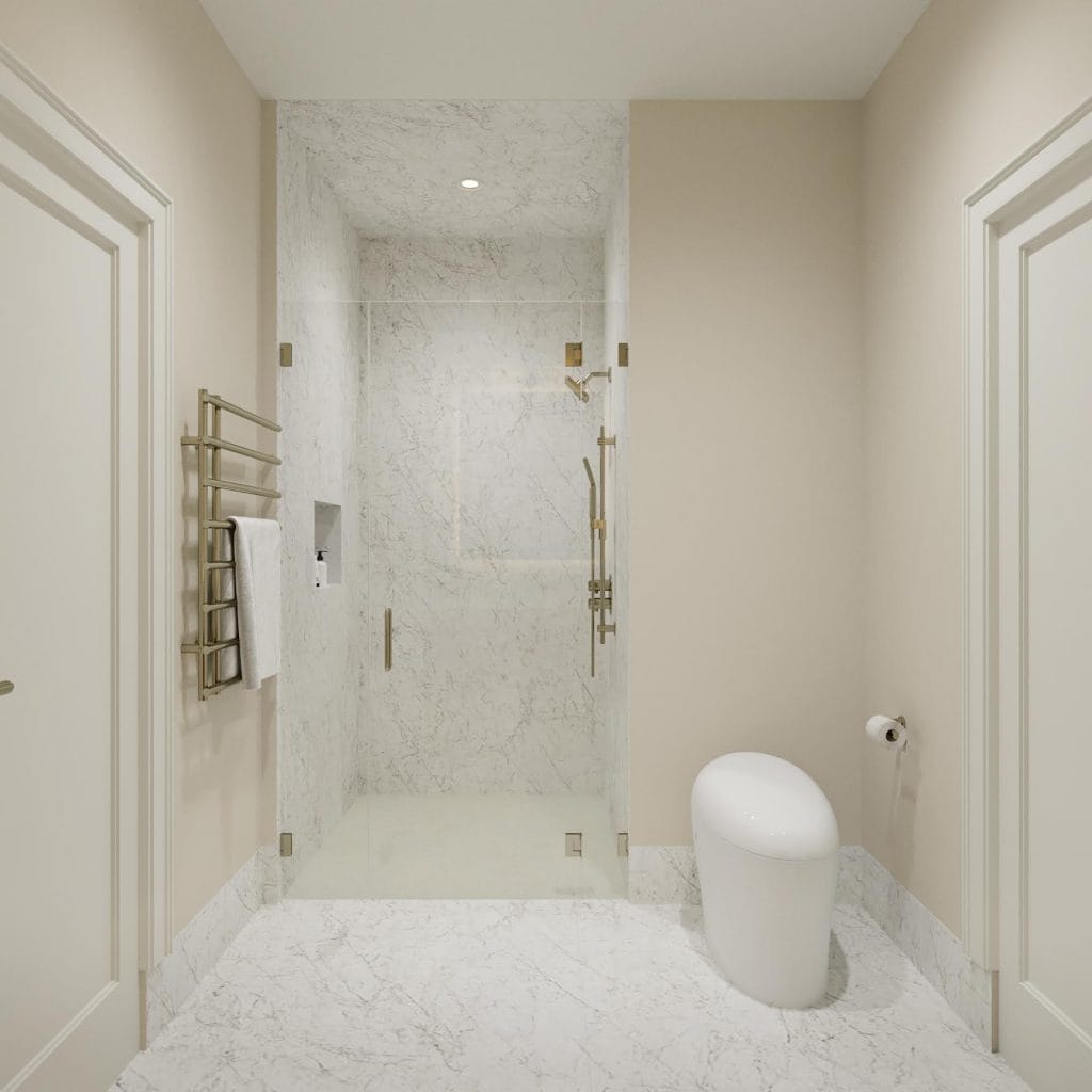 Guest bathroom by Decorilla
