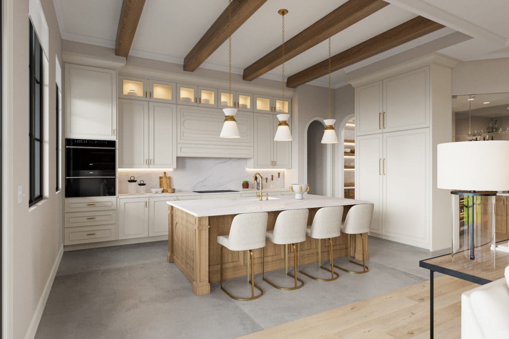 Home decorating ideas for open floor plan kitchen by Decorilla