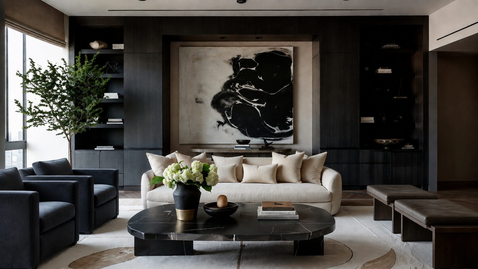 Before & After: Minimalist Contemporary Living Room Design