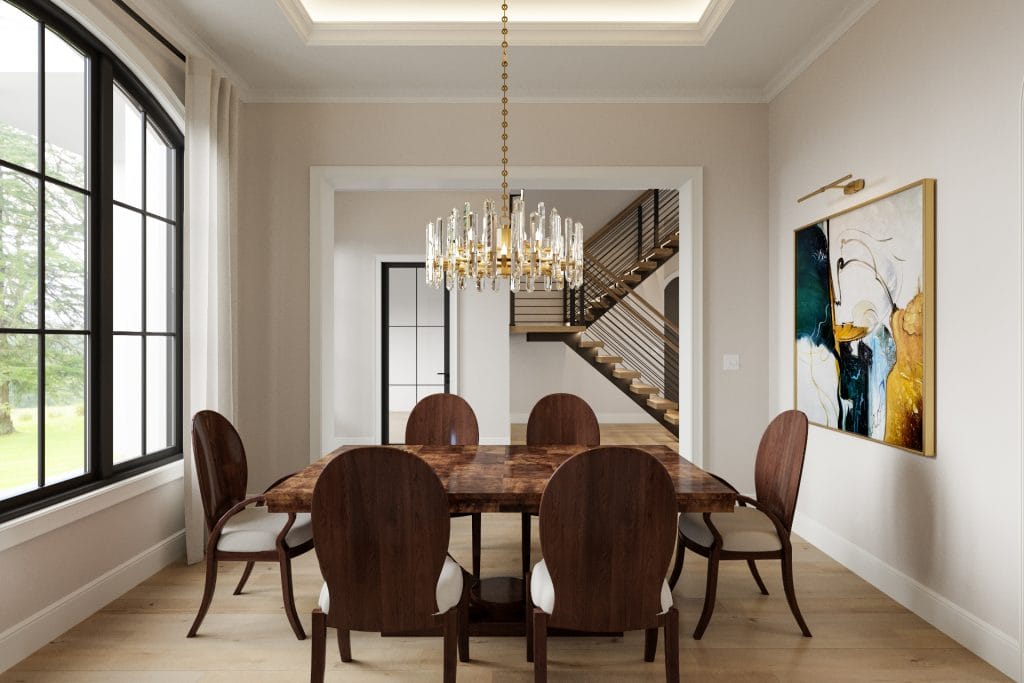 Open floor plan interior design by Decorilla