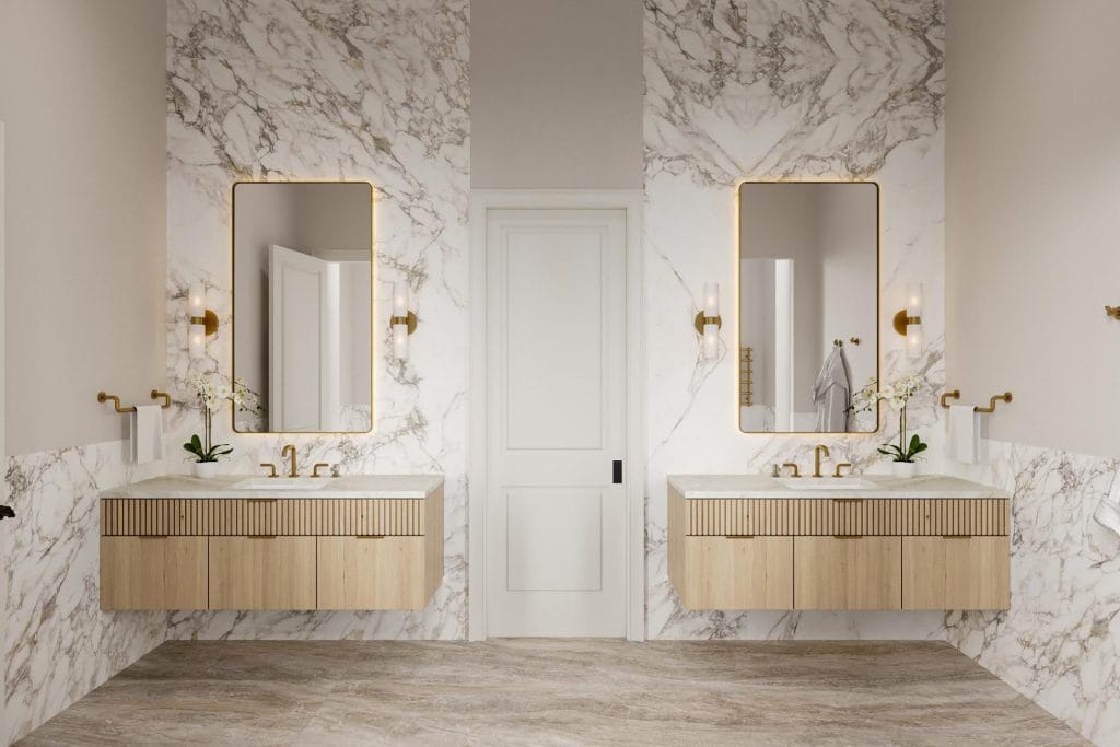 Primary bathroom design ideas by Decorilla