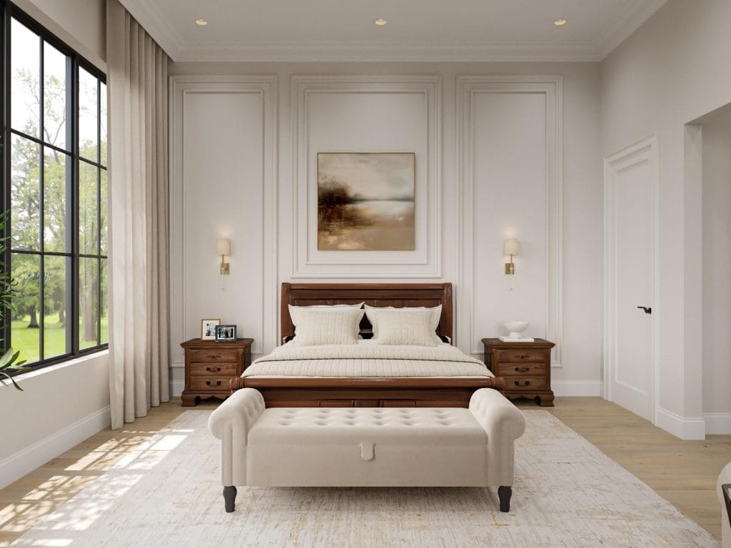 Primary suite interior design by Decorilla
