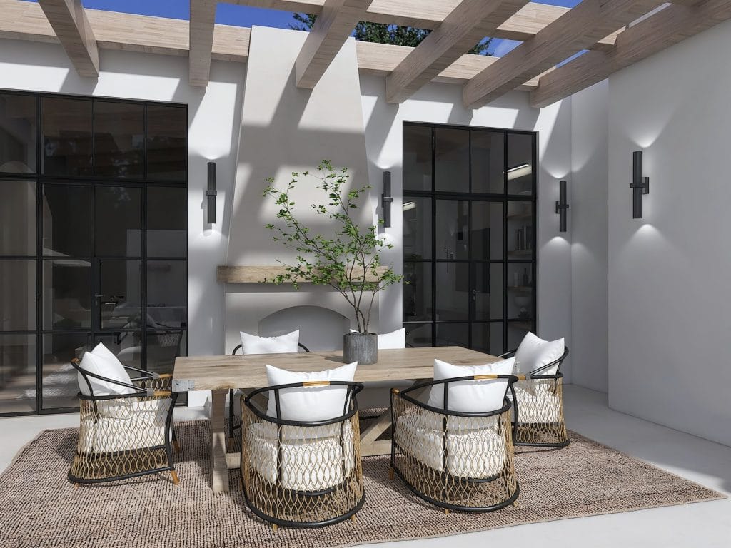 Sophisticated patio inspiration by Decorilla designer Kimberly K