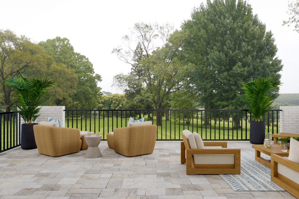 Terrace design by Decorilla