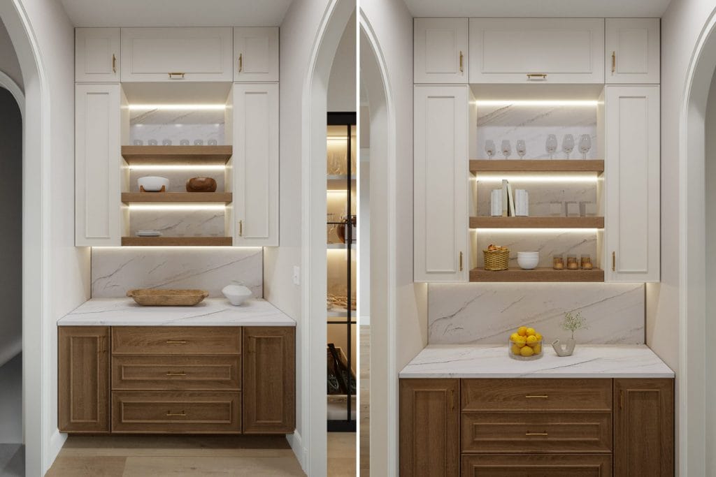 Utility rooms design by Decorilla, the butler's pantry
