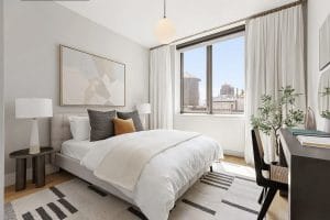 Welcoming guest suite design by Decorilla designer, Leanna S.