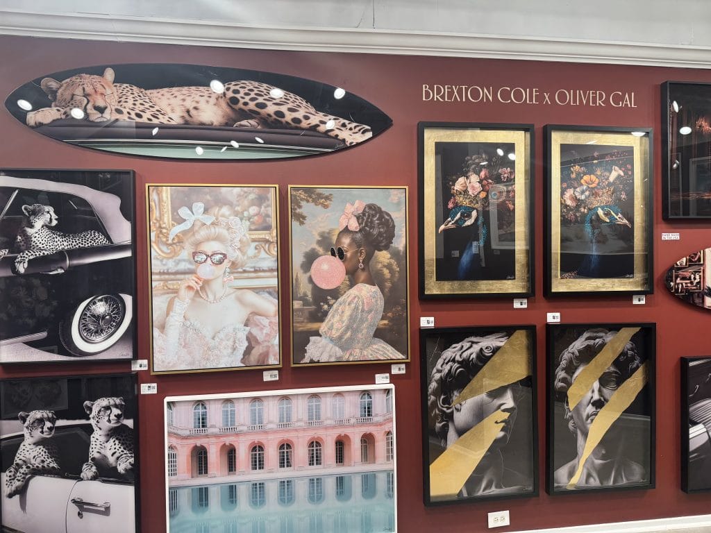 Art by Oliver Gal meets Braxton Cole. Image courtesy of Oliver Gal Artist Co.
