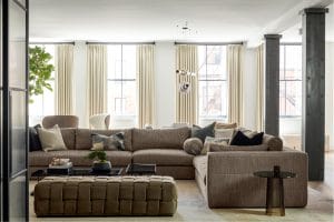 modern broken floor plan by Decorilla designer, Teresa W.