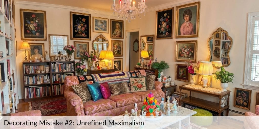 Decorating Mistake #2: Unrefined Maximalism