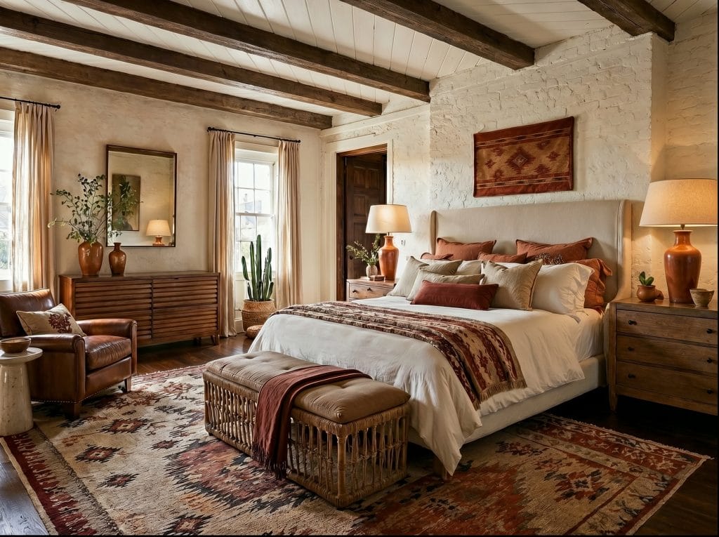 Home decor and interior design styles - Southwest bedroom style by