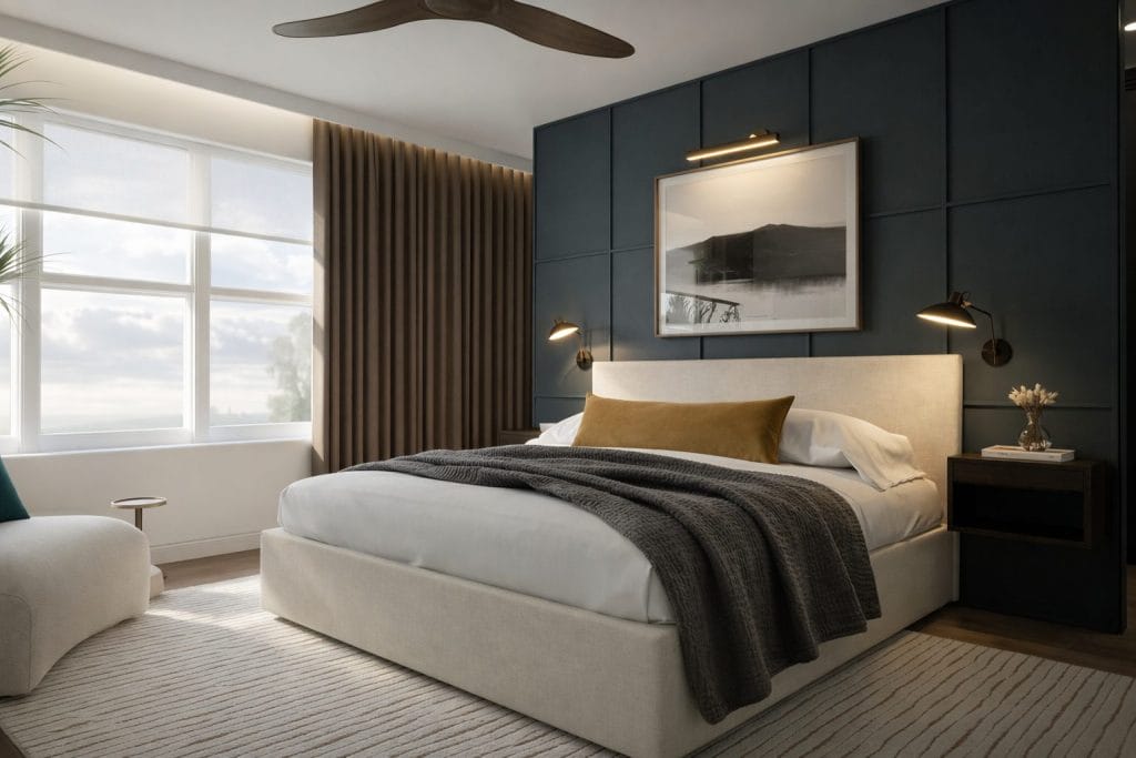 Master bedroom retreat by Decorilla