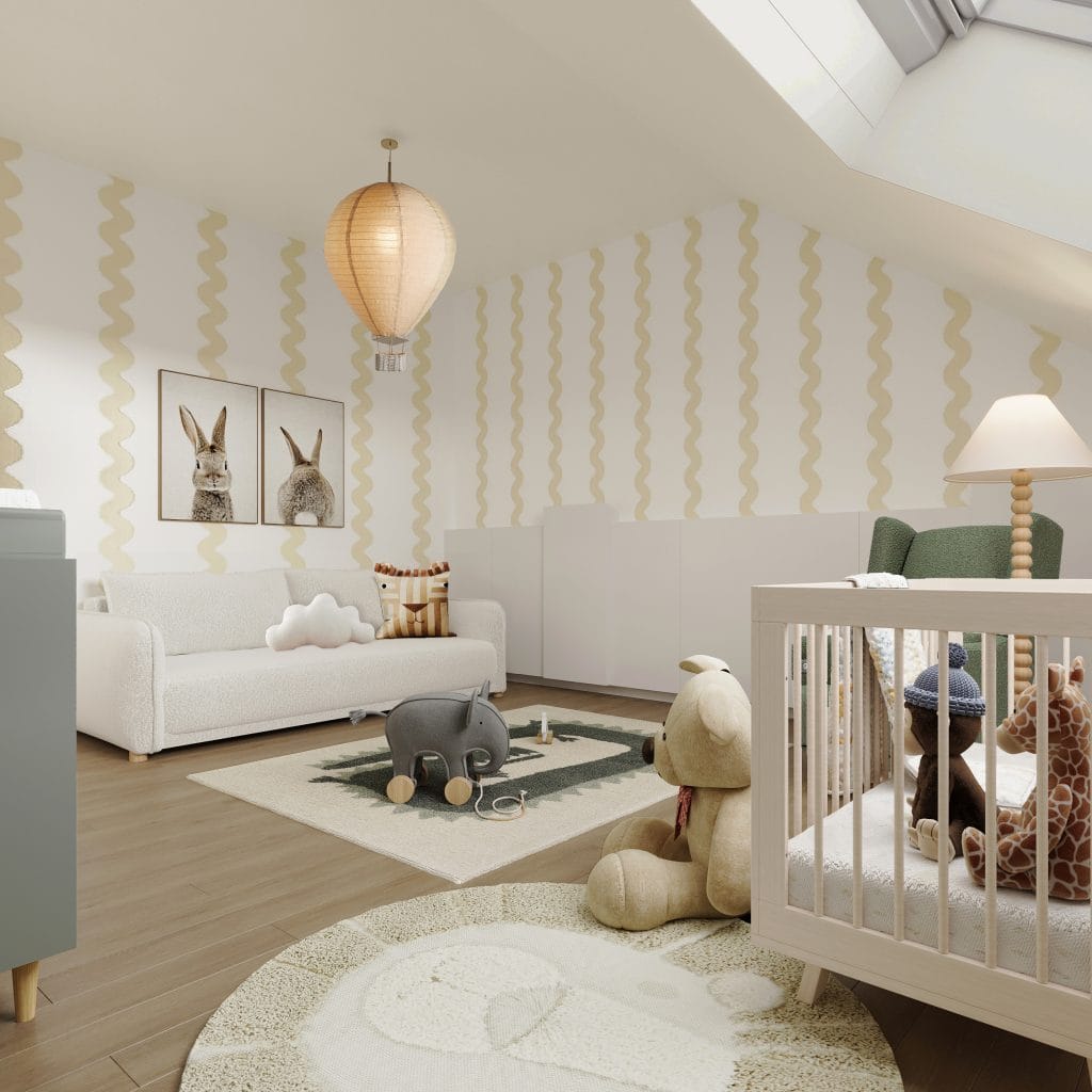 Modern nursery makeover by Decorilla