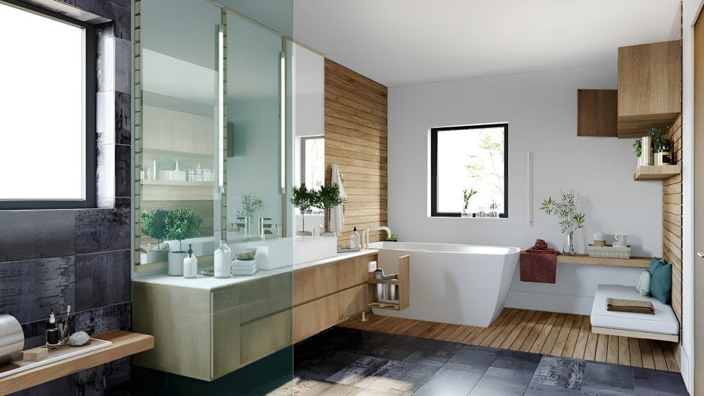 Bathroom by Decorilla virtual interior design Australia