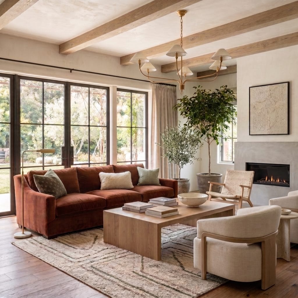 Modern rustic interior by Decorilla