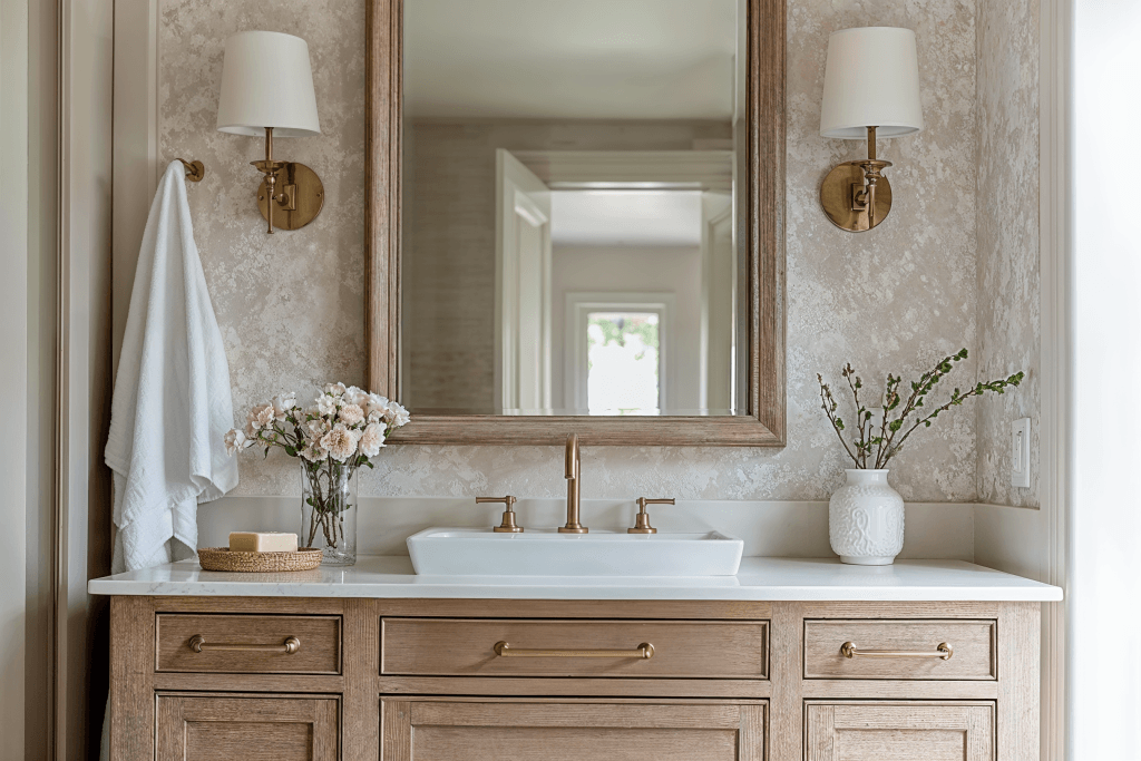 Personalized bathroom interior design aligned with 2027 bathroom design trends, by Decorilla