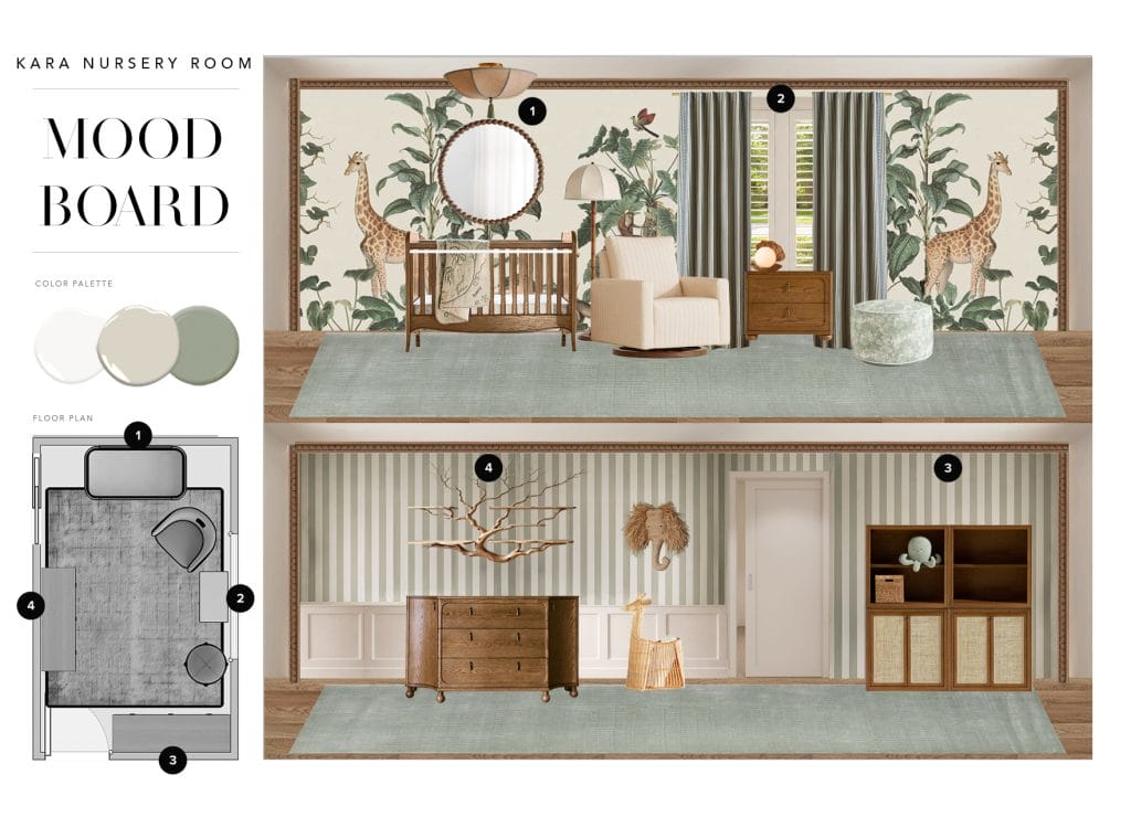 Preliminary proposal by Decorilla designer, Erika F.