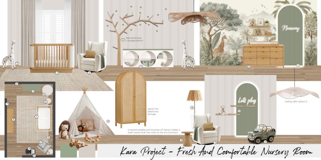 Preliminary proposal by Decorilla designer, Maya M.