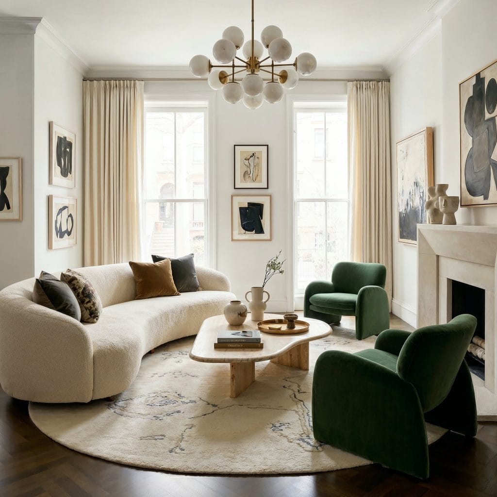 Living room trends 2027 in an interior by Decorilla