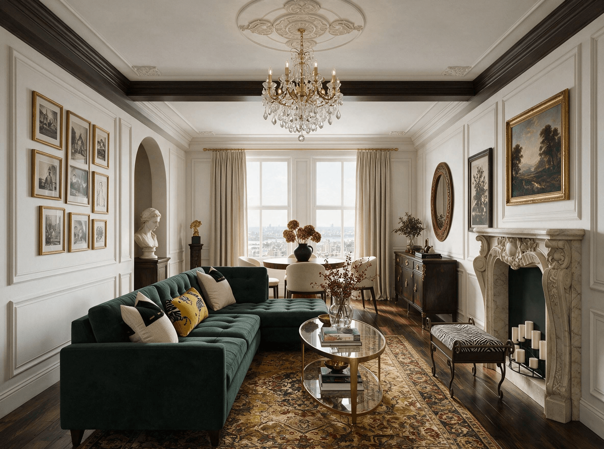 Before & After: A Timeless Modern Parisian Decor Luxury Home
