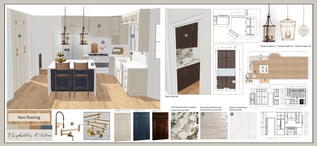 Preliminary proposal by Decorilla designer, Selma A.